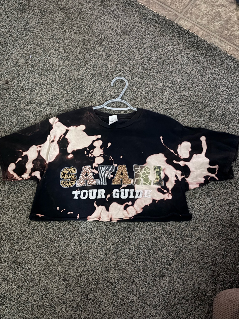 Bleach-Splatter "Slay Your Guilt" Graphic Tee